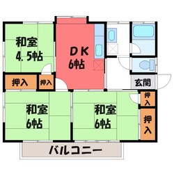 ハイツひまわりの物件間取画像